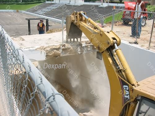Dexpan No Hydraulic Breaker Building Demolition of School Stadium