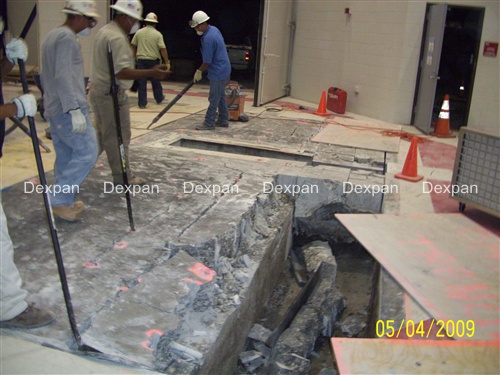 Controlled Demolition of Concrete Foundation, Reinforced Concrete Cutting