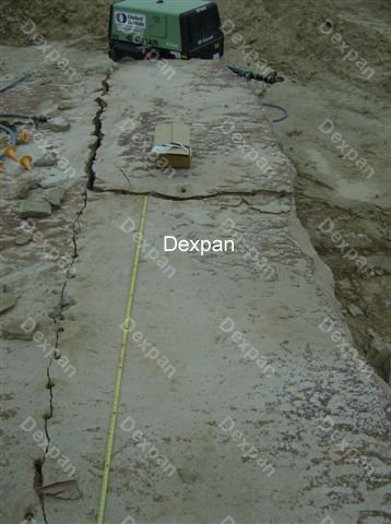 Dexpan Safe Quarrying Sandstone, Mining in Sandstone Quarries