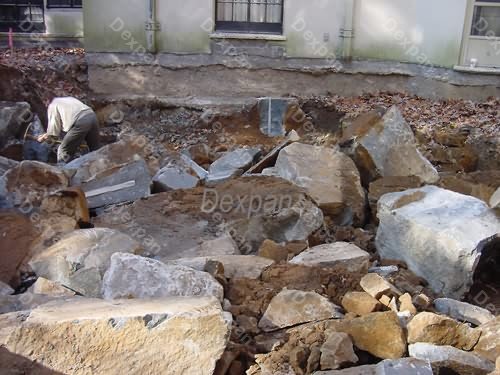 Dexpan Rock Breaking and Excavating for Residential Expansion
